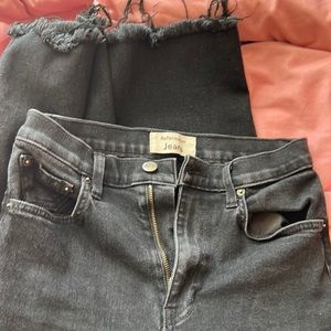 black reformation jeans